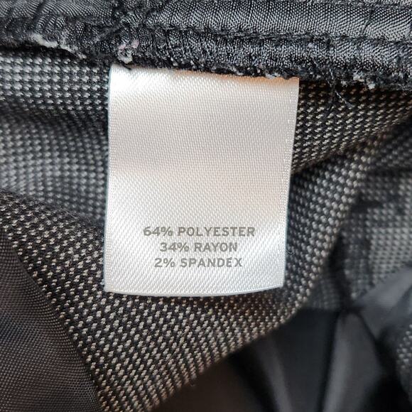 Unbranded Women’s Black & Gray Trousers Front Pockets Size M - Picture 3 of 9